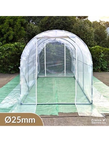 serre-tunnel-de-jardin-avec-2-portes-enroulables-6m2