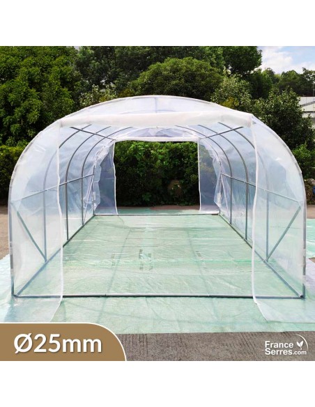 serre-tunnel-de-jardin-avec-2-portes-enroulables-13m2