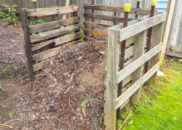Composteur fait maison à partir de palettes de récupération