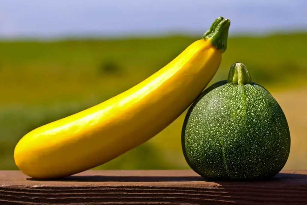 Courgettes de variété soleil et nice