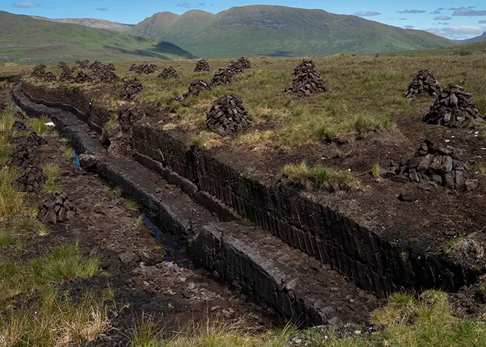 L'extraction de tourbe est source de pollution