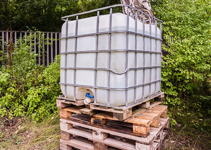 Cuve de stockage d'eau de pluie 1000l - Jardin et Saisons