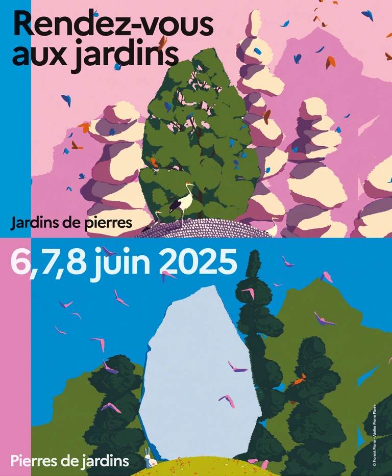 Évènement "Rendez-vous aux jardins 2025" - Les vendredi 6, samedi 7 et dimanche 8 juin Évènement "Rendez-vous aux jardins 2025" - Les vendredi 6, samedi 7 et dimanche 8 juin