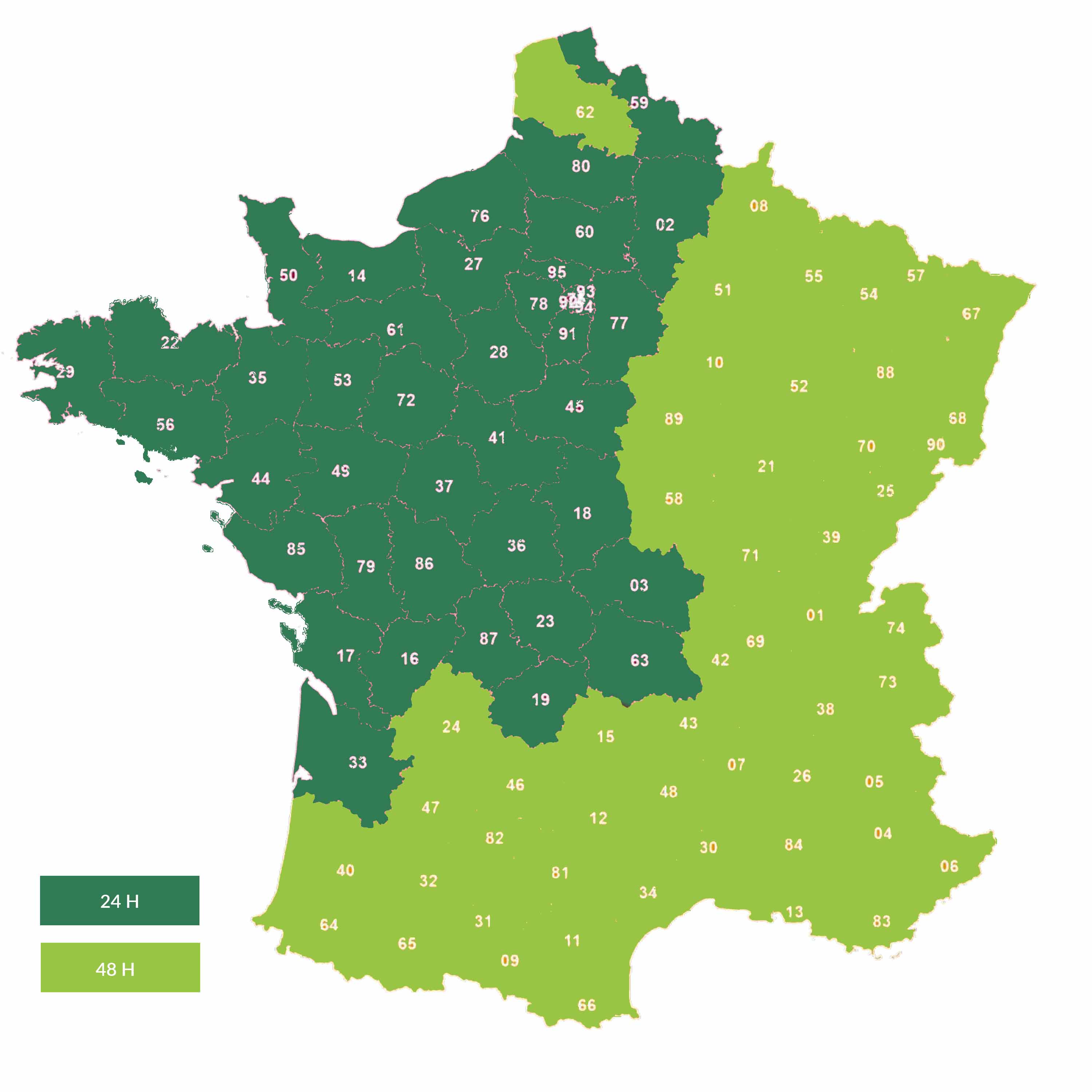 Modes de livraison DB Schenker pour France Serres