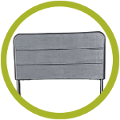 Dossier de chaise pliante noire imitation bois de haute qualité et grande résistance Dossier de chaise pliante noire imitation bois de haute qualité et grande résistance