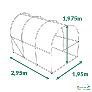 serre tunnel pas chère 6m2