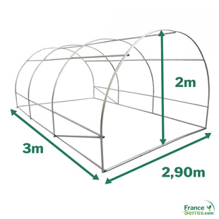tunnel de jardin d'environ 9m2