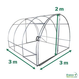 tunnel de jardin d'environ 9m2