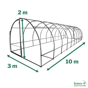 Bâche de remplacement pour serre tunnel SBTU32-30