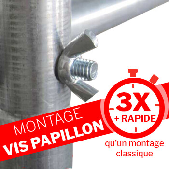 Montage vis papillon Montage vis papillon
