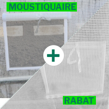 ouverture fenetre avec rabat et moustiquaire