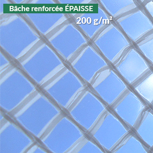 serre bâche renforcée 200g/m²