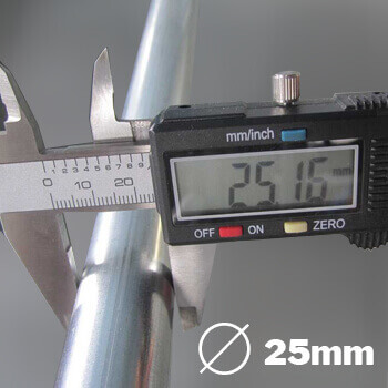 armature en acier galva Structure renforcee en acier galvanise diamètre 25mm