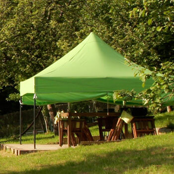 pergola de jardin repliable couleur anis pergola de jardin repliable couleur anis
