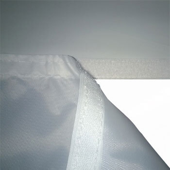 bandes velcro au niveau du toit de la tente de jardin pliante bande velcro