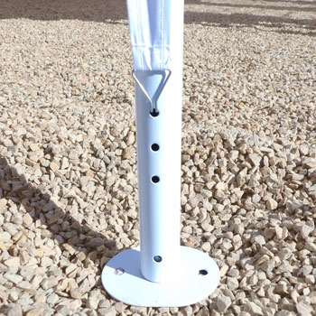 platine de pied de stabilisation platine à chaque pied pour stabiliser et fixer la structure du chapiteau
